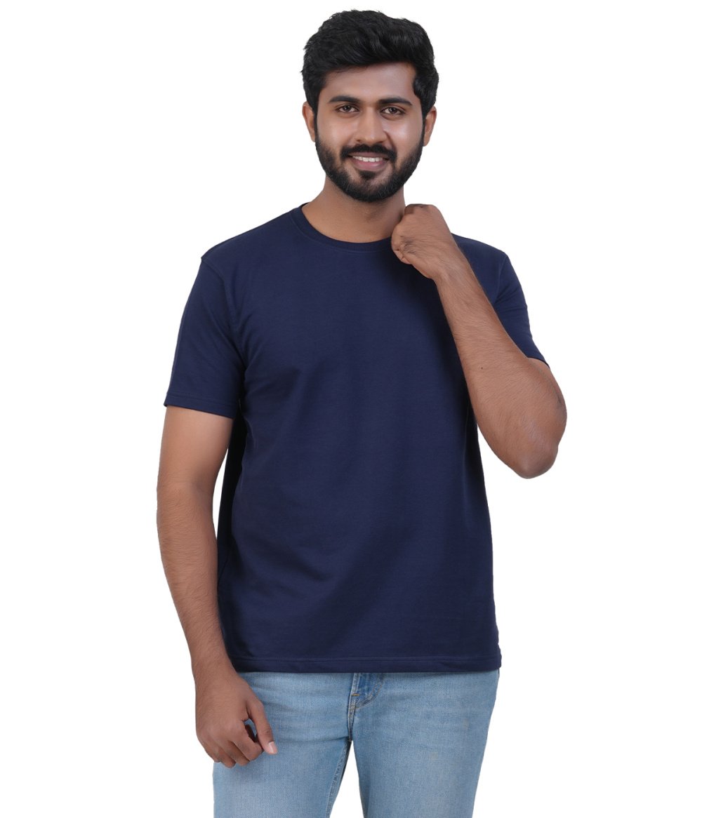 Round Neck Plain T-shirt